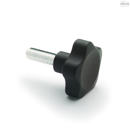 Elesa Zinc-plated steel threaded stud, VC.692/32 p-1/4-20x1 VC.692-p (inch sizes)